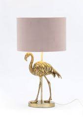 Flo Flamingo Table Lamp H55cm X W30cm Gold Art Deco Table Lamps Gold Table Lamp Table Lamp