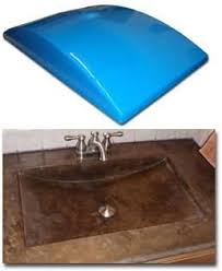 concrete countertop rubber sink mold