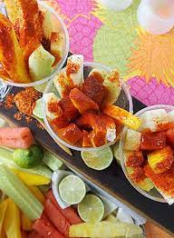 Mexican Fresh Fruit Cups Hispanic Kitchen Recipe Mexican Fresh Mexican Snacks Fruit Cups