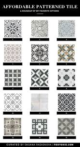 Art3d decorative 3d wavy wall panel design pack of 12 tiles 32 sq.ft (plant fiber) 4.4 out of 5 stars 254. Roundup My Favorite Affordable Patterned Tile Options Foxy Oxie In 2020 Patterned Bathroom Tiles Tile Patterns Pretty Tiles