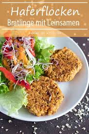 Haferflocken Bratlinge Vegan Mit Leinsamen Und Curry Rezept Bratlinge Vegan Glutenfreie Ernahrung