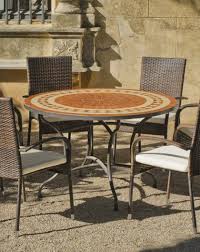 Table basse de jardin en mosaïque verte. Salon De Jardin Lorny Bergamo 4 Places Table Mosaique Hevea Mobilier De Jardin