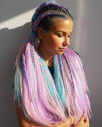 Pastel Pigtails African Hair Braiding Styles Rave Hair Hair Styles