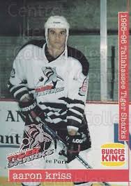 1995-96 Tallahassee Tiger Sharks #4 Aaron Kriss