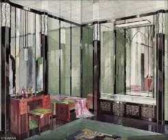 Graceful bathroom art deco design. Art Deco Bathrooms Art Deco Style
