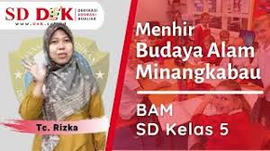 Buku bam kelas 5 sd. Menhir Budaya Alam Minangkabau Sd Kelas 5 Youtube