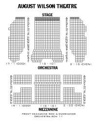 Al Hirschfeld Theatre Seat Map Seating Chart August Wilson