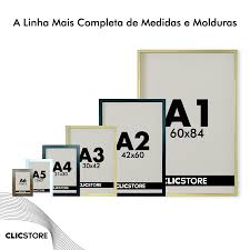 Moldura 30x40 Para Imagens Foto Poster - Clic Store