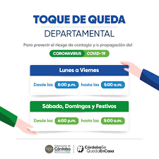 Según adelantó el diario la voz, la provincia no aplicará el toque de queda impulsado por el gobierno nacional pero hará más. Alcaldia De Monteria Di Twitter Acaba De Iniciar El Toque De Queda Departamental Medida Adoptada Para Limitar La Propagacion Del Coronavirus En Nuestro Departamento Monterianocuidamonteria Quedateencasa Https T Co Htbqunpwcz