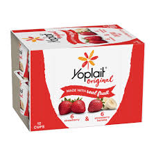light multipack strawberry yogurt