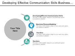 They can help you with presentations in class, during job interviews, when handling arguments, and in a variety of other situations. Developing Effective Communication Skills Business Process Modeling Market Opportunity Cpb Powerpoint Slide Images Ppt Design Templates Presentation Visual Aids
