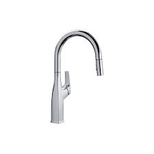 If the vast kitchen faucet selection isn't enough to make you slightly nauseous, the incredibly high price tags will do the trick. Blanco Rivana High Arc Pull Down Kitchen Faucet 1 5 Gpm Dual Spray Chrome The Home Depot Canada