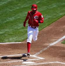 Billy Hamilton Scored 1st Run V Pirates 4 16 14 Cincinnati Reds Cincinnati Johnny Bench