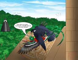 The Quetzal And The Falcon By Thagirion On Deviantart This bird lives in the rain forests of guatemala and costa. the quetzal and the falcon by thagirion