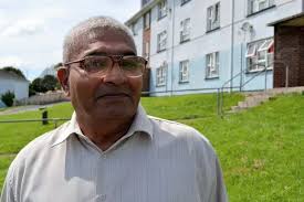 The damp and drab Barne Barton estate which is being torn down and rebuilt 