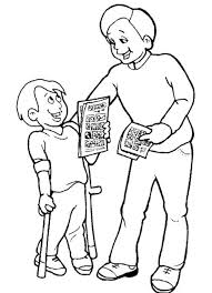 The Boy Disabilities Coloring Page Coloring Pages People Coloring Pages Comic Books