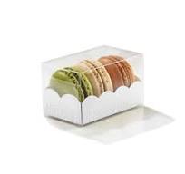 Pastry Chef's Boutique 36209 Clear Deluxe Plastic Macarons Gift Box...