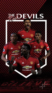 View manchester united fc squad and player information on the official website of the premier league. The Red Devils Man Utd Wallpaper Manchester United Logo Manchester United Players Manchester United Poster