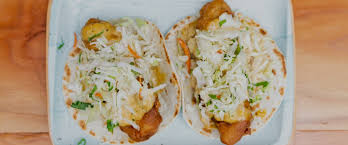 For the fish taco sauce, all you need is sour cream, mayo, lime juice, garlic powder and sriracha. Fish Taco