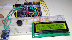 Here is the simple video tutorials that shows, how to make an earthquake alarm/detector at home. Arduino Earthquake Detector Alarm With Graph Using Accelerometer