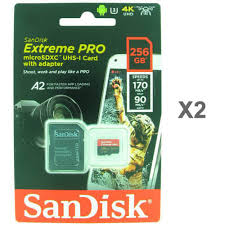 Up to 170mb/s read speed and up to 90mb/s write speed. Oempcworld Com Sandisk 256gb Extreme Pro Sdsqxcz 256g Gn6ma Microsdxc Memory Card U3 V30 A2 Uhs I 2pc Kit