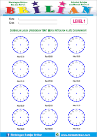Sebetulnya soal mtk tentang alat ukur waktu ini sudah saya tulis ( jika belum. Lembar Latihan Soal Menggambar Jarum Jam Yang Dapat Dicetak Bang Pedia