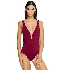 Jets Swimwear Australia Aspire Plunge One Piece Swimsuit At Swimoutlet Com Free Shipping