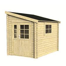 Découvrez vite notre super choix d'abris de jardin pas cher ! Pack Abri De Jardin Vans Adossable 2 Pots De Lasure 8 Ans Chene Clair Oogarden