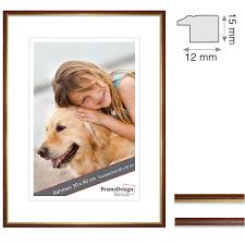 Peinture (avec le cadre) reproduction du peintre guy paquet intitulé dément ciel et dont le numéro est 9 sur 50 grandeur de la peinture 30 x 23 pouces (76 cm x 58,5 cm) grandeur du cadre 40 x 34. Fdm Cadre En Bois Magod 30x60 Cm Noyer Fin Avec Bord En Or Verre Standard