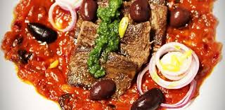 Limba Cu Masline In Sos De Rosii Aromant Recipe Tomato Recipes Recipes Ox Tongue Recipe