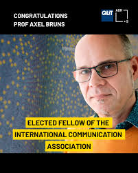 Congratulations to Axel Bruns from QUT Digital Media Research Centre at QUT  (Queensland University of Technology)