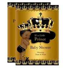 Little Prince Black And Gold Baby Shower Cake Pin On Baby Shower Boy Invitations