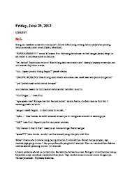 Aku diam saja mendengar omongan mereka, aku anggap hanya lelucon orang dewasa. Novel Crazy Pdf Dmqee58x6xq5