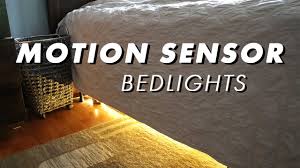 Led touch sensor dimmable table lamp baby room sleeping aid bedside night light. Motion Sensor Bed Lights No Programming Youtube