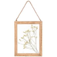 Ncyp glass floating frame gold octagon clear wall decor brass hanging frame for display pressed plant specimen dried flowers diy artwork ncyp hanging small pink hexagon herbarium copper glass frame for pressed flowers, dried flowers, double glass, floating frame style. Dried Yellow Flowers Framed Wood Wall Decor Hobby Lobby 1960384