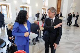Prime Minister Robert Golob attends the ...