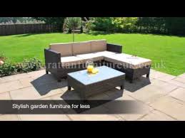 Shop for modern zebrano fabric sectional sofa. Rattan Garden Furniture Cadiz Youtube