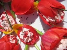 Tulipes Farcies Edible Flowers Food Edible