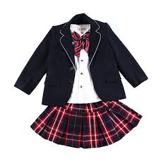 Us 60 44 48 Off Autumn Children Navy Blue Uniform School Student Suits Boys And Girls Uniforms Set Shirt Skirt Pants Tie Clothes Jacket Suit In