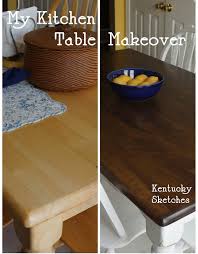 We're always re working furniture in our homes. My Kitchen Table Makeover My New Kentucky Home