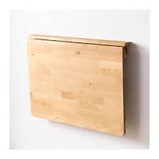 Ikea Norbo Wall Mounted Drop Leaf Folding Hinged Table Birch Natural Wood Ikea Folding Table Drop Leaf Table Wall Table