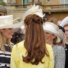 3 Hat Hair Combos To Steal From Kate Middleton For The Kentucky Derby Tomorrow Half Up Wedding Hair Hair Styles Bridesmaid Hair