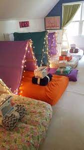 Our favorite bedroom decorating ideas to help you turn your bedroom into one of your most cherished rooms in the house. 26 Lounge Room Ideas Fun Sleepover Ideas Blanket Fort Sleepover Party
