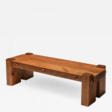This beautiful and elegantly crafted rustic coffee table will look great in your living room, from our mexican rustic collection. Rustic Modern Rectangular Coffee Table In Solid Oak 1960s