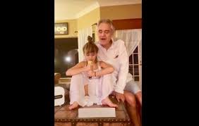 Andrea bocelli , bryn terfel , london symphony orchestra , barry wordsworth — bizet: Andrea Bocelli And Daughter S Duet Moves Hearts