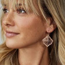Kendra Scott Anna Filigree Rhodium