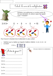 Pour comprendre les maths cp. Multiplication Ce1 Monsieur Mathieu