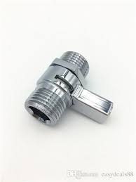 In stock & ready to ship. G1 2 Male Thread Shower Head Shut Off Valve Hand Held Shower Head Bidet Water Flow Control Solid Brass Chrome Brushed Handheld Shower Head Shower Heads Faucet