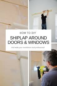 From cool shiplap decorating ideas to diy shiplap walls and more, here are the very best shiplap wall ideas we've seen. How To Shiplap Around Doors And Windows Diy Shiplap Shiplap Wall Diy Shiplap
