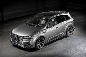 Audi Sq7 With Power Kit By Abt Sportsline Flexes Its Muscles In Geneva Next Week Automotorblog Audi Q7 Audi Audi Rs